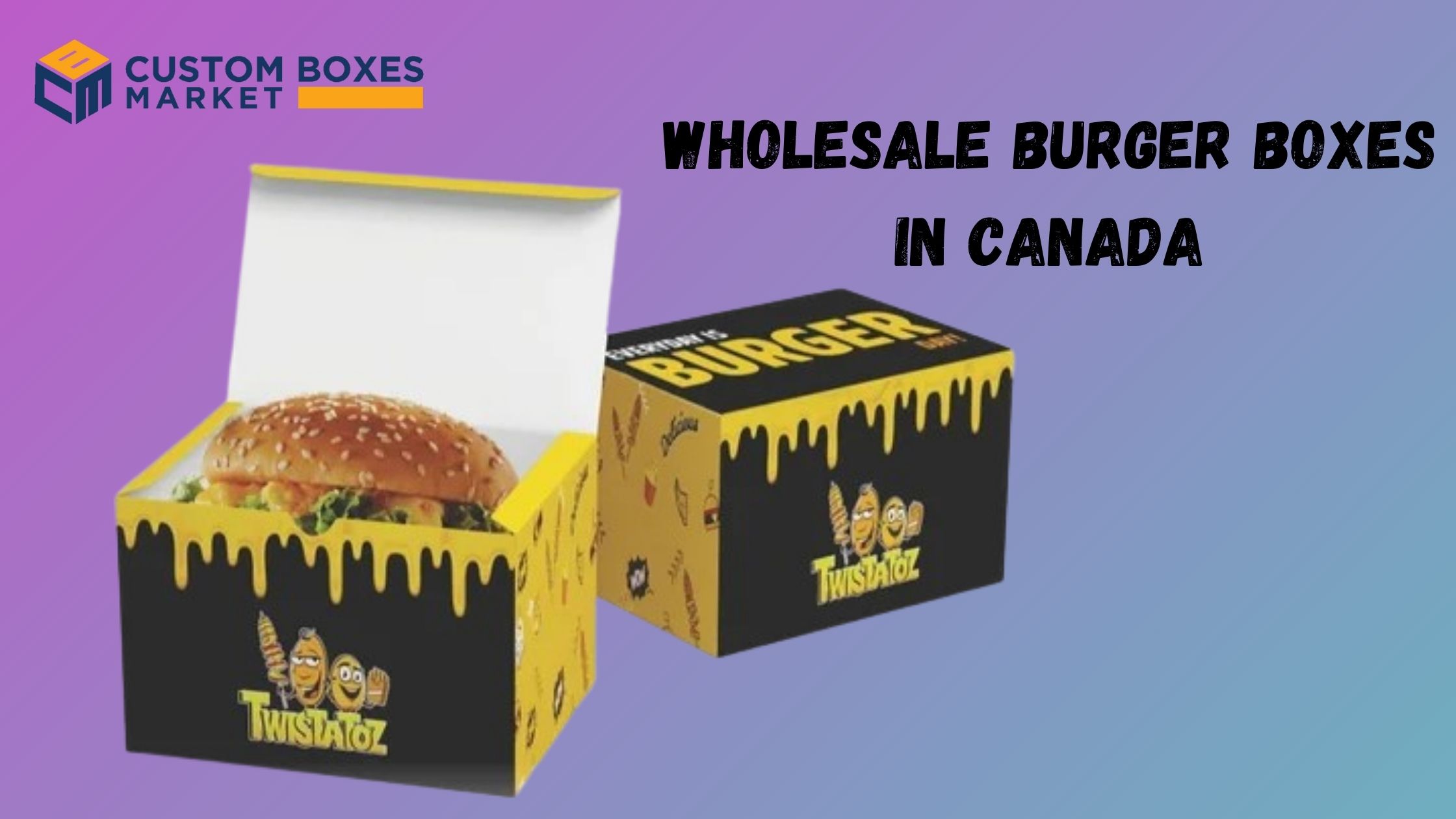 Choose The Best Material For Custom Printed Burger Boxes